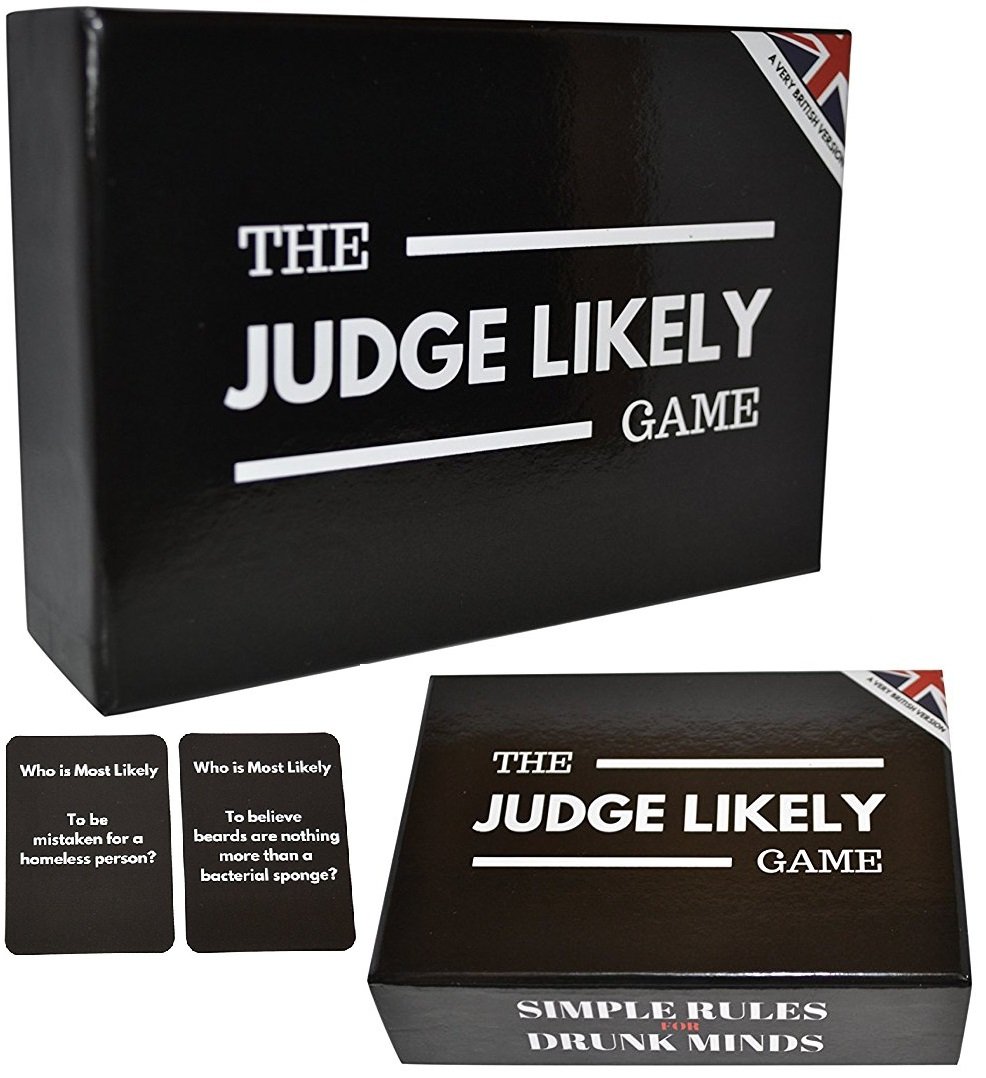 The Judge Likely Game: Adult Party Game For Groups - UK Edition - An Optional Drinking Game For Adults And Teenagers. Great For Christmas