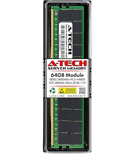 Samsung 32GB DDR5 5600MHz PC5-44800 ECC RDIMM 1Rx4 (EC8 10x4