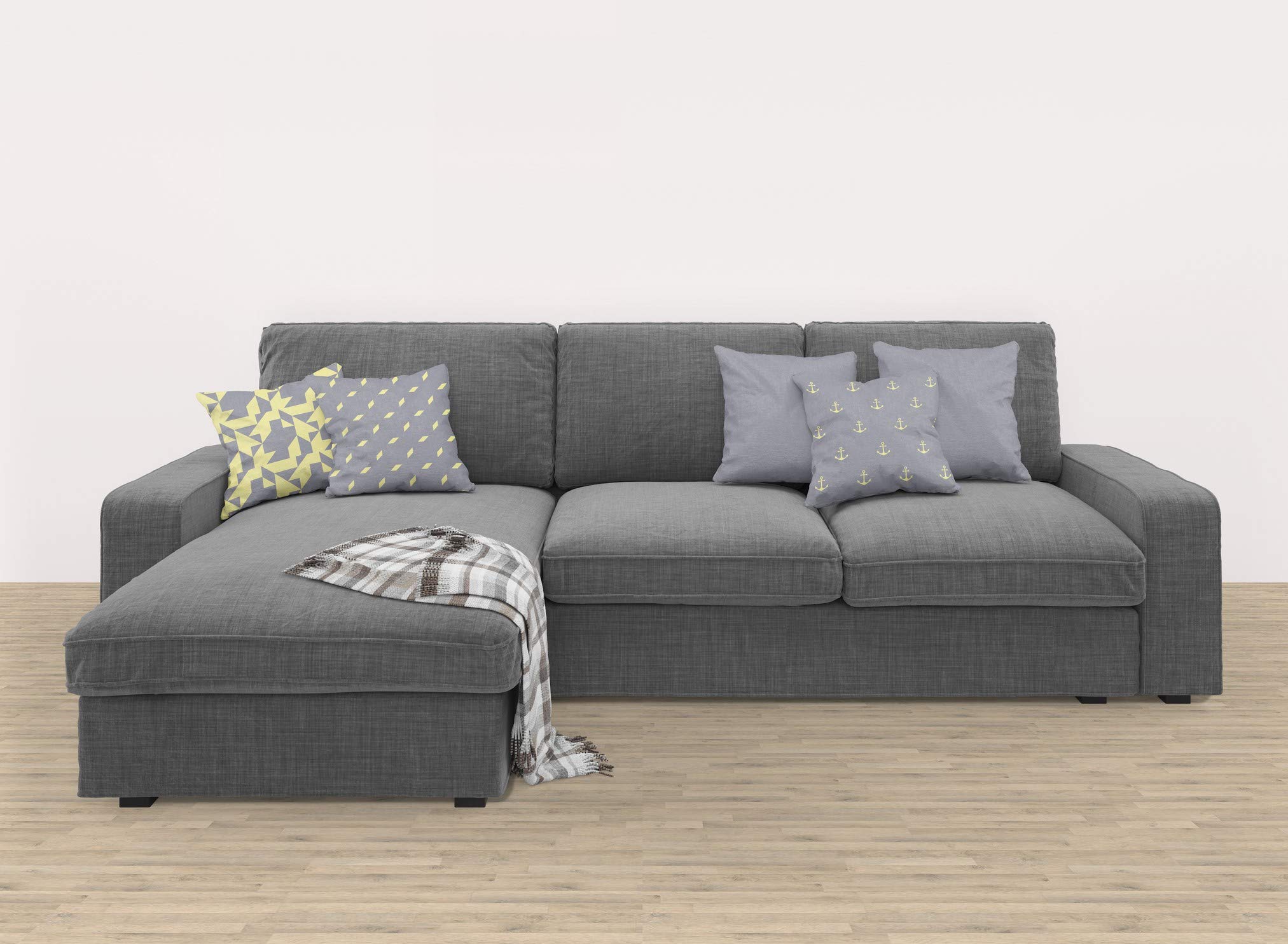 Bonamaison Decorative Cushion Cover Set, Cotton, Multicolor, 45x45 cm