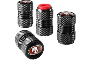 AOLLPU 4PCS Tire Valve Stem Caps, Aluminum Tire Valve Cap Set, Universal Stem Covers for Cars Trucks Motorcycles SUVs and Bikes