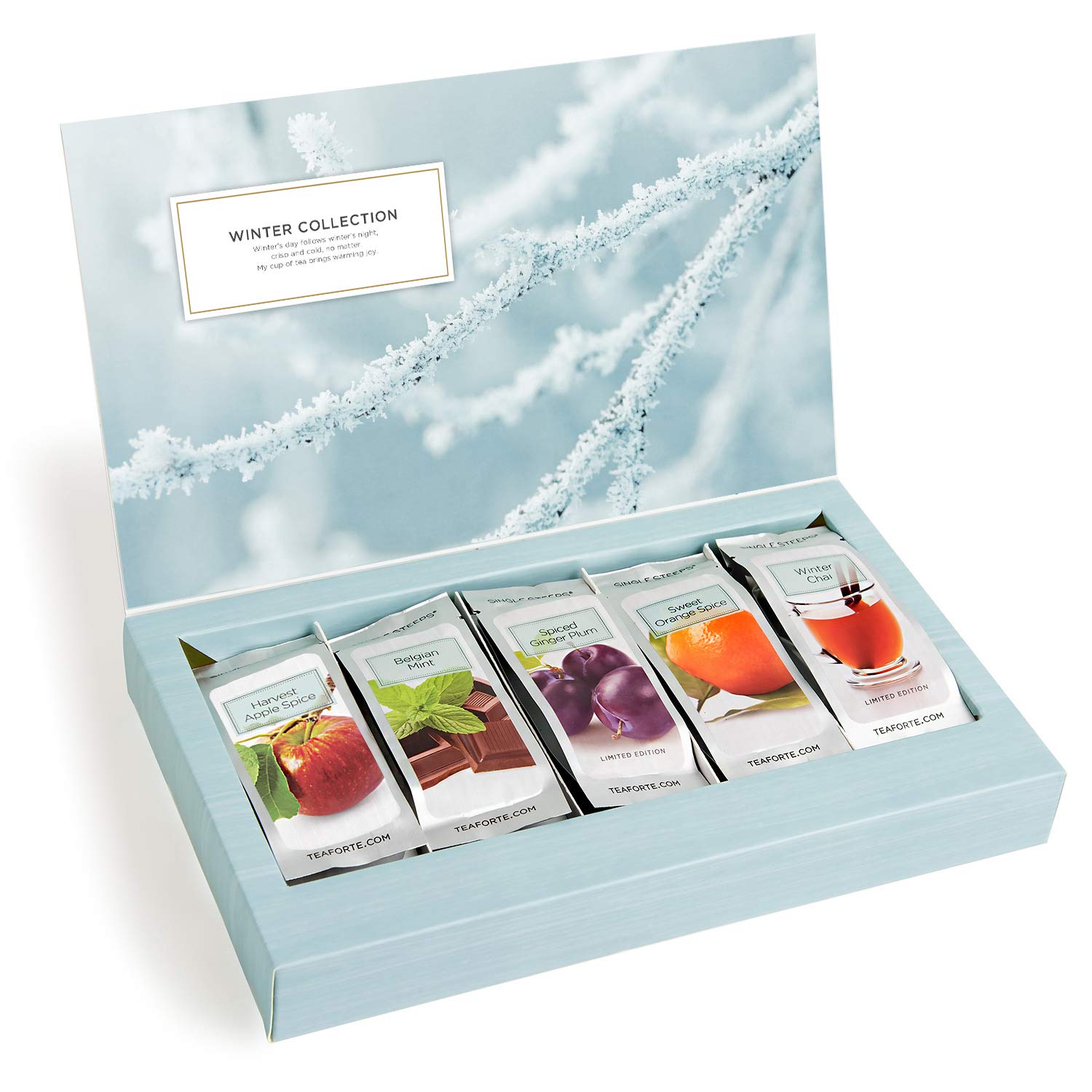 Tea Forte Single Steeps Winter Collection Awarming selection of Teas