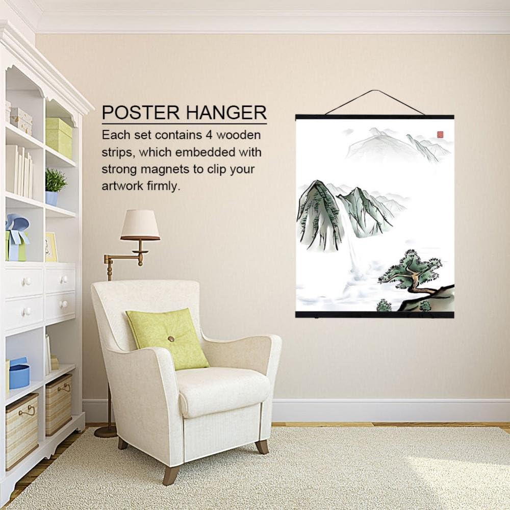 Garsent Poster Hanger, Wooden Photo Frame - Image 3