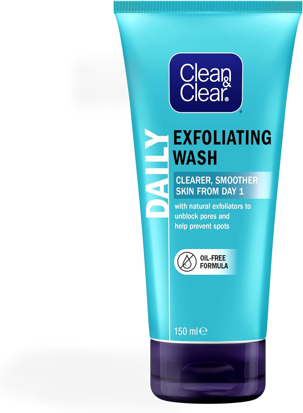 Clean & Clear Exfoliating Daily Wash 150ml Oil Free Cleansing