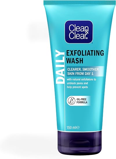 Clean & Clear Exfoliating Daily Wash 150ml Oil Free Cleansing