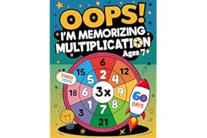 Oops! I'm Memorizing Multiplication: 60 Days of Timed Tests, Multiplication Tables Practice Workbook, 40 Facts per Day, Digit