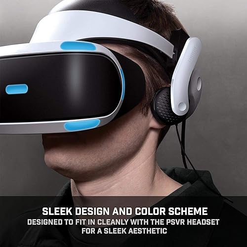 Bionik Mantis Attachable VR Headphones: Compatible with PlayStation VR,  Adjustable Design, Connects Directly t