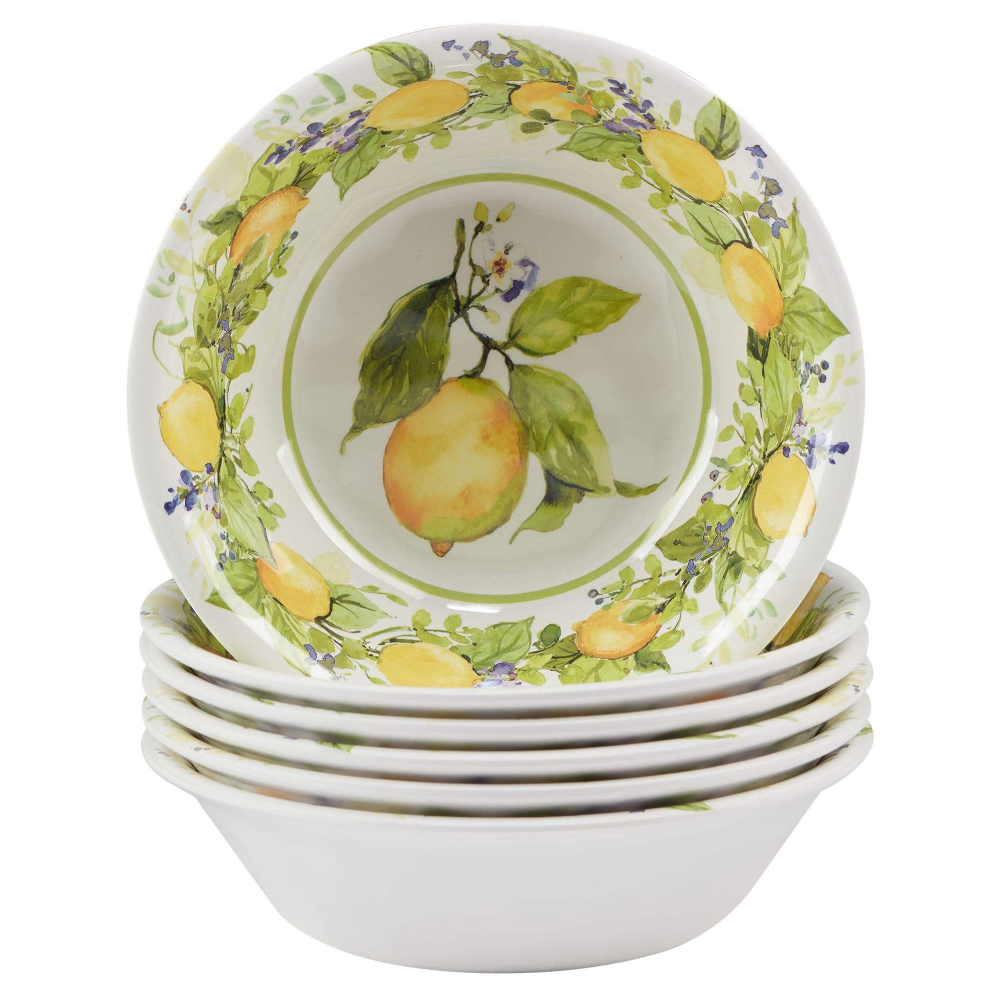Photo 1 of ** ONLY ONE** Certified International Lemon Zest Melamine 1 pc All Purpose Bowl, 7.5-inches Diameter