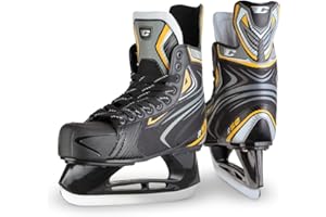 Erik Sports Mens Canadian R50 Ice Hockey Skates, Adult, Black