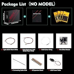 LocoLee LED Light Kit Compatible with Lego