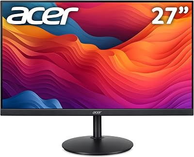 Acer CBA272H 27" Full HD 100Hz VA Monitor - Height Adjust, FreeSync, HDMI VGA