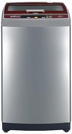 Haier 7.5 kg Fully-Automatic Top Loading Washing Machine (HWM75-707NZP, Silver Grey)