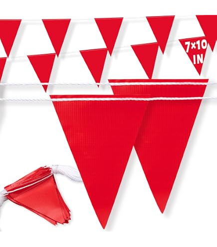 Amazon.com: Pennant Flags - OSHA 500lb Rated Safety Rooftop