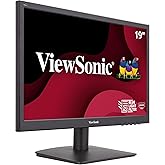 ViewSonic VA1903H 19-Inch WXGA 1366x768p 16:9 Widescreen Monitor with Enhanced View Comfort, Custom ViewModes and HDMI for Ho