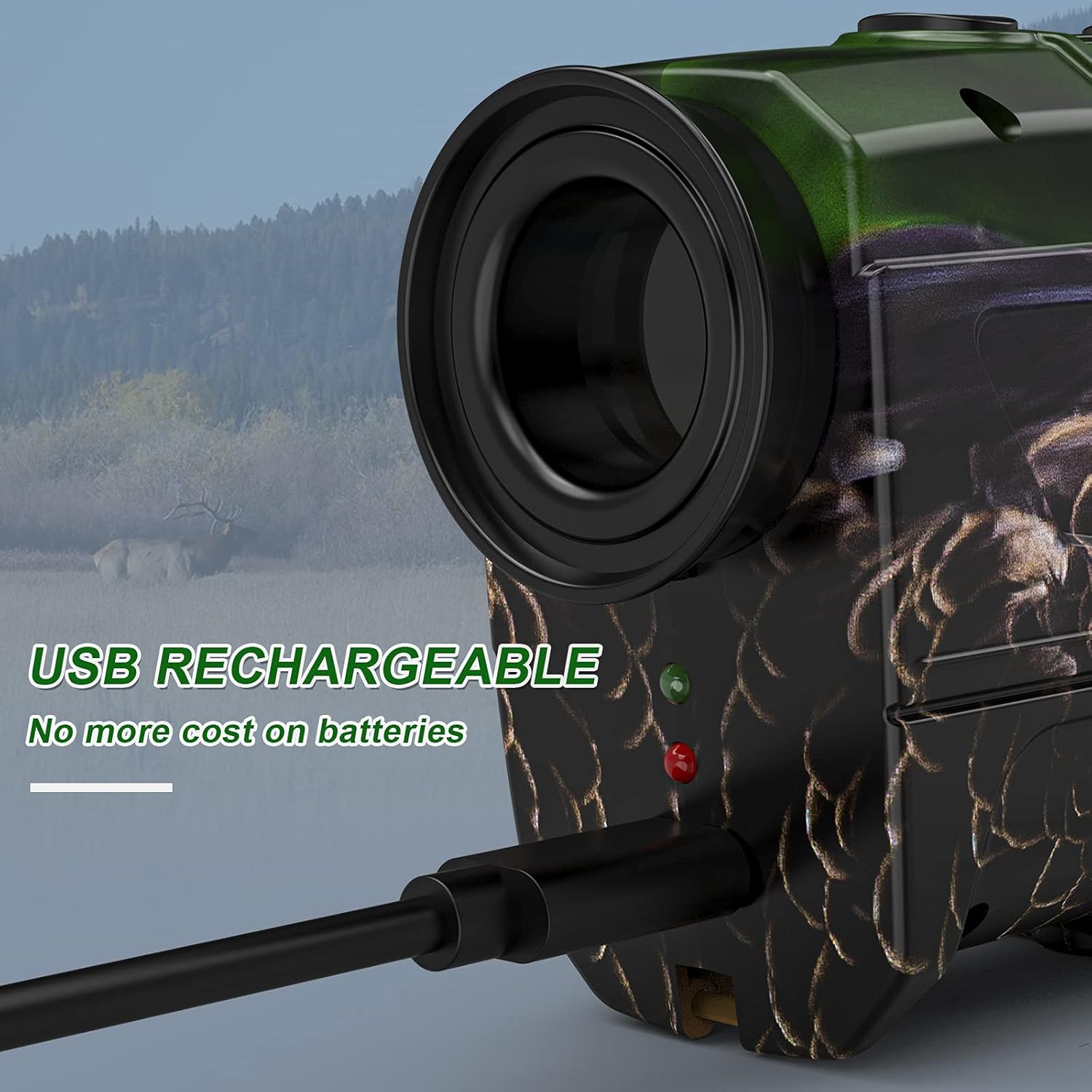 Anyork Hunting Rangefinder with Rechargeable Battery, 1000 Yards Laser Range Finder for Bow Hunting, 6X Magnification Archery Rangefinder with Scan Distance Angle, Carrying Case : Sports & Outdoors