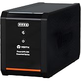 Vertiv Liebert PowerUPS 200 PSA6E-1000LVT UPS Battery Backup 1000VA AVR | Line Interactive, Essential, 550W, Surge Protector, 6 Outlets, USB C+A Charging, LED Indicators, 3-year warranty