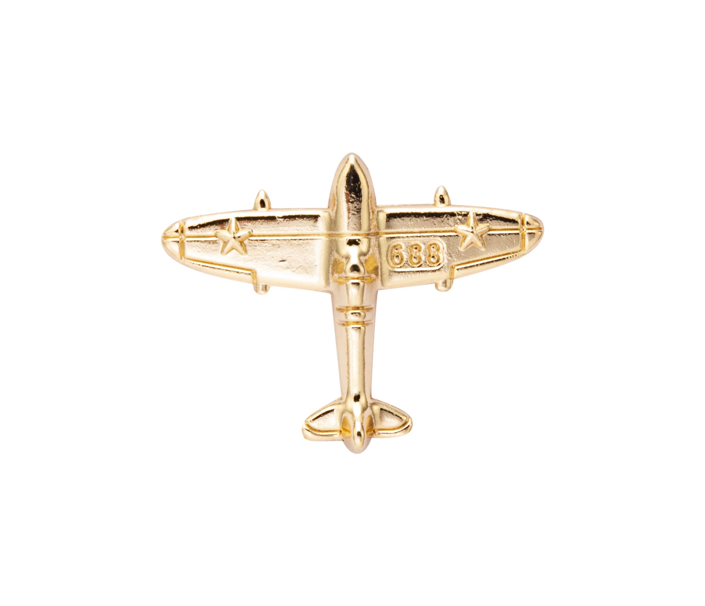 Brooch Lapel Pin for Men Golden Air Plane Lapel Pin Badge Coat Suit Wedding Gift Party Shirt Collar Accessories