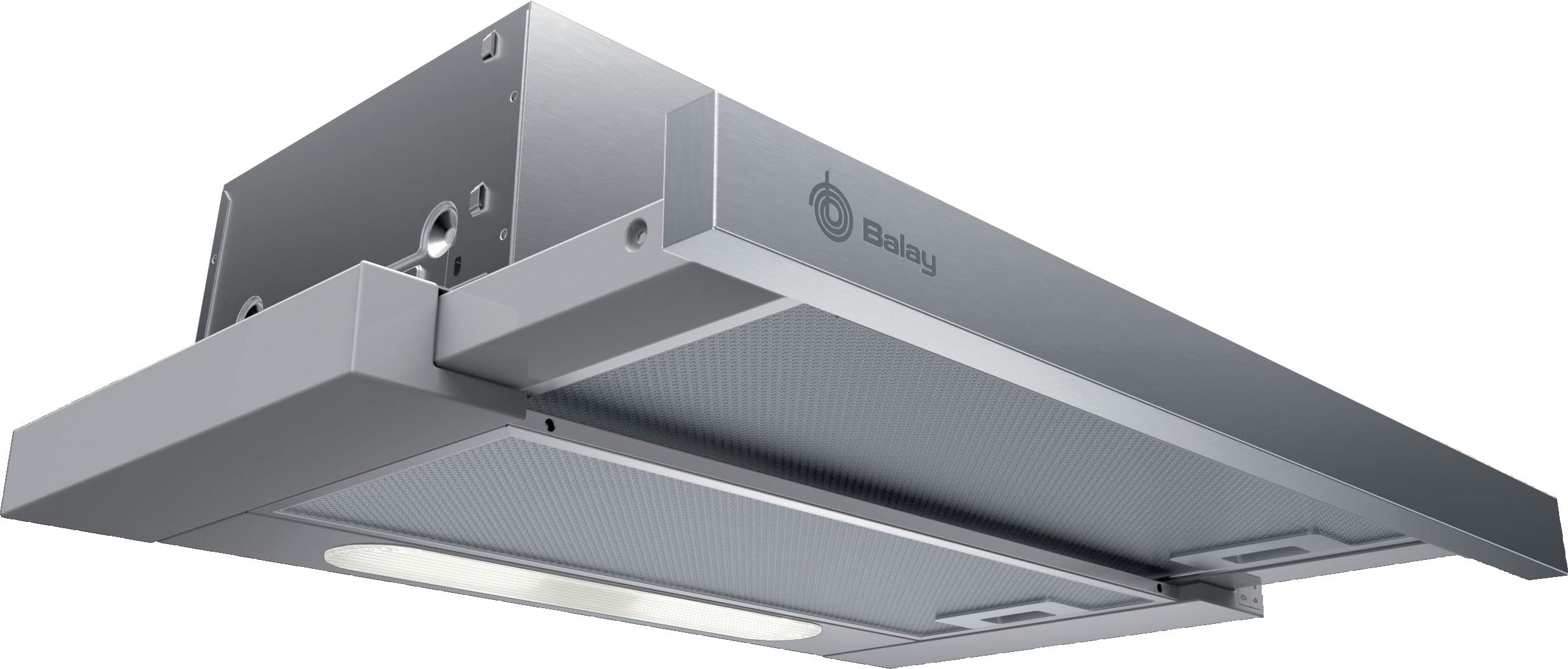Balay-3BT263MX-Campana-Extractora-Telescopica-Extraplana-60-cm-368m3h-I-Acero Balay-3BT263MX-Campana-Extractora-Telescopica-Extraplana-60-cm-368m3h-I-Acero