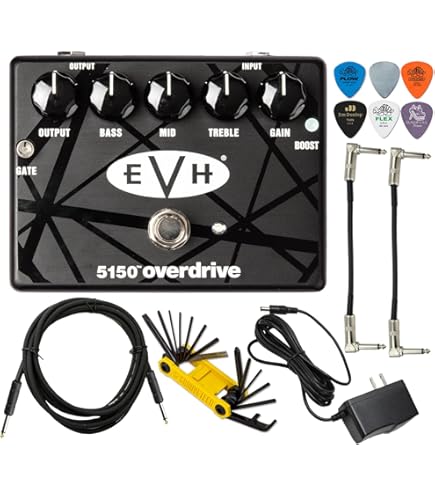 MXR EVH 5150 Eddie Van Halen Overdrive Analog Guitar Effect Pedal