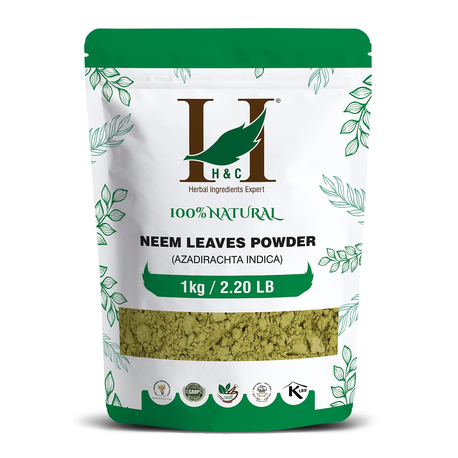 H&C Natural Neem Leaves Powder (1Kg)