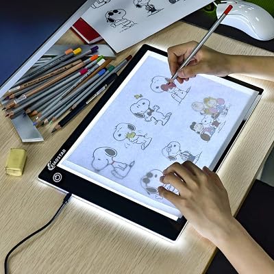 XIAOSTAR A4 Light Box Drawing Tracing Board Adjustable Brightness PMMA