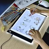 XIAOSTAR Light Box Drawing Pad, 12000 Lux LED Tracing Board A4, USB Powered (Not Rechargeable) PMMA Panel, Adjustable Brightness for Diamond Painting, Sketching, Animation, X-Ray&ndash;Includes Accessories