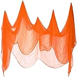 Boao Halloween Cheese cloth 85 x 394 Inch Orange