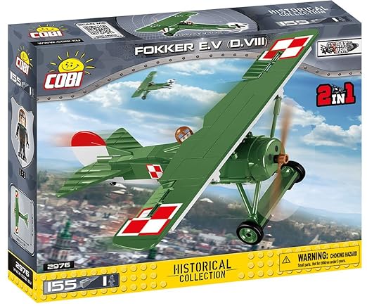 COBI Historical Collection Fokker E.V (D. VIII) Plane