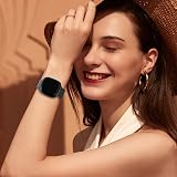 Yoohoo Strap for Fitbit Versa 3 4 Sense 2 Stainless Steel Double Magnetic Clasp view 7