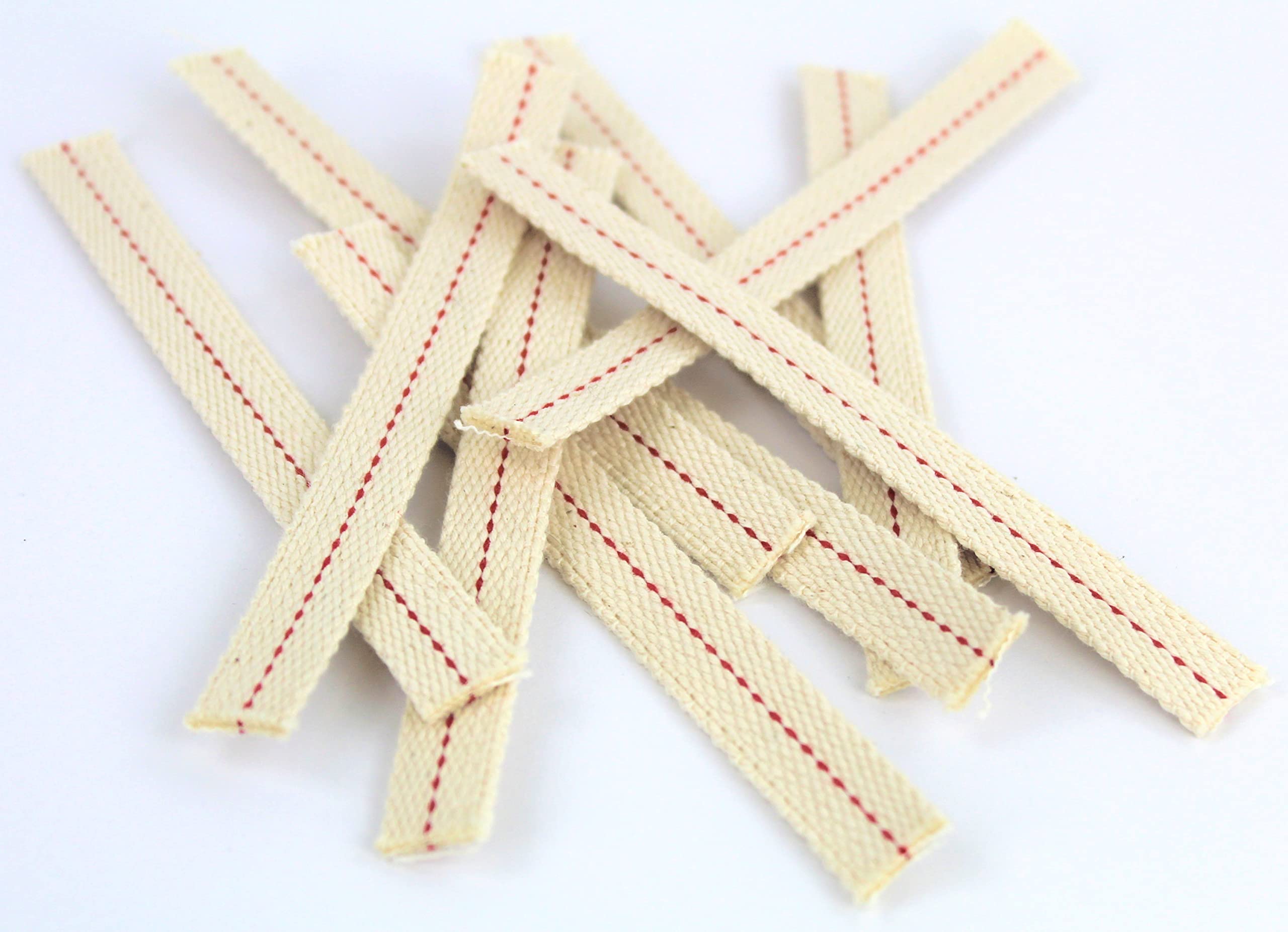 petroleumlaterne.com Wicks for Feuerhand Storm Lantern, Perfect Fit, 12.5 mm Wide, Pure Cotton, 120 mm Long, Made in Germany, Pack of 10