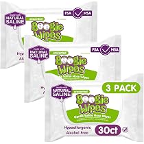Amazon.com: Boogie Toallitas húmedas de solución salina para nariz ...