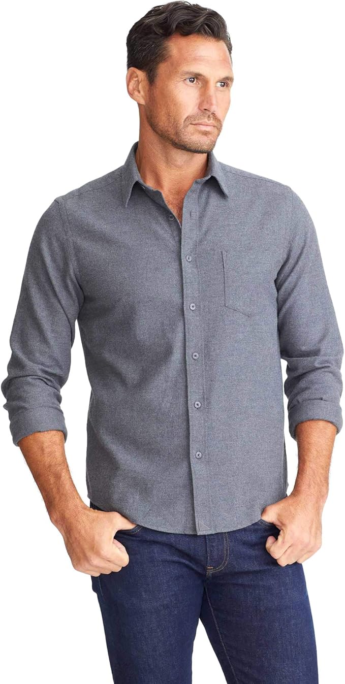 Buy UNTUCKit Sherwood Dark Grey Untucked Shirt for Men, Long SleeveXXXLarge at Amazon.in