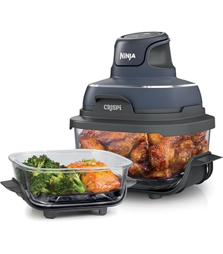 BOXOB 8 Pièces Tapis Pour Ninja Crispi Friteuse Sans Huile, Dessous