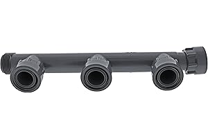 PROTECKER Dura 301-020-3 Multiport Triple Swivel Tee for Sprinkler Manifold