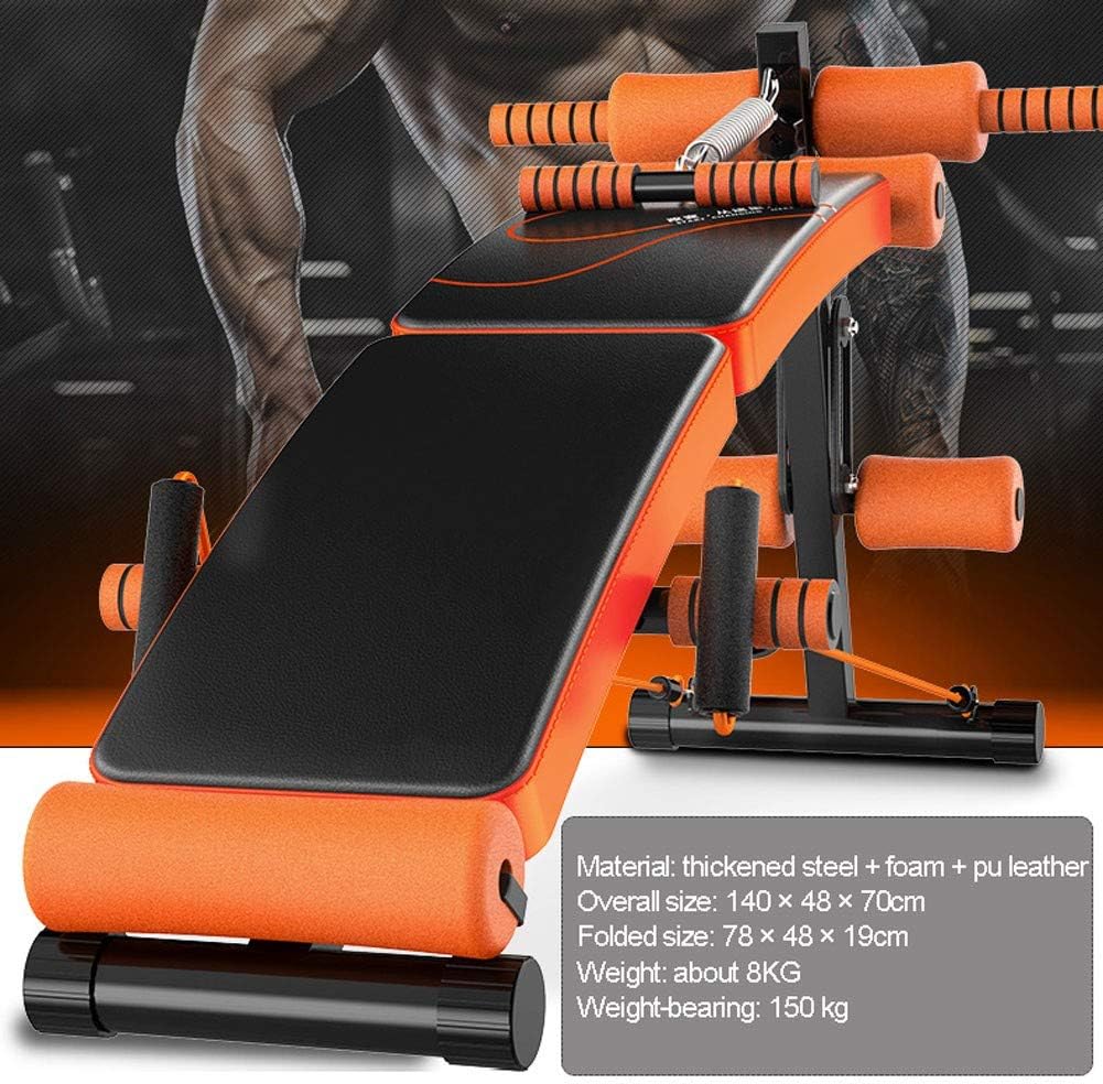 Banc Musculation Pour La Maison Aprilhp Banc De Musculation Reglable Pour Abdominaux Banc Sport Multifonction Pour Abdos Et Sit Up Banc Abdominaux Pliable Et Inclinable Halterophilie Musculation