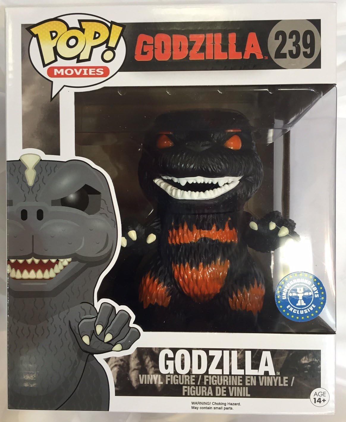 Godzilla Fire Version (Godzilla) Limited 6" Oversized Funko Pop! Vinyl