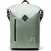 Herschel Supply Co. Roll Top Backpack | Weather Resistant - Standard, 23L, Iceberg Green