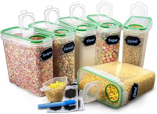 Amazon Com Fungun Cereal Container Set 4l Airtight Cereal