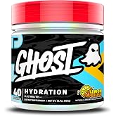 GHOST Hydration Tub, Electrolyte Powder, Lemon Crush, 40 Servings | Sugar-Free Instant Electrolyte Drink Mix - Caffeine-Free Daily Hydration &amp; Immune Support with Clean Formula