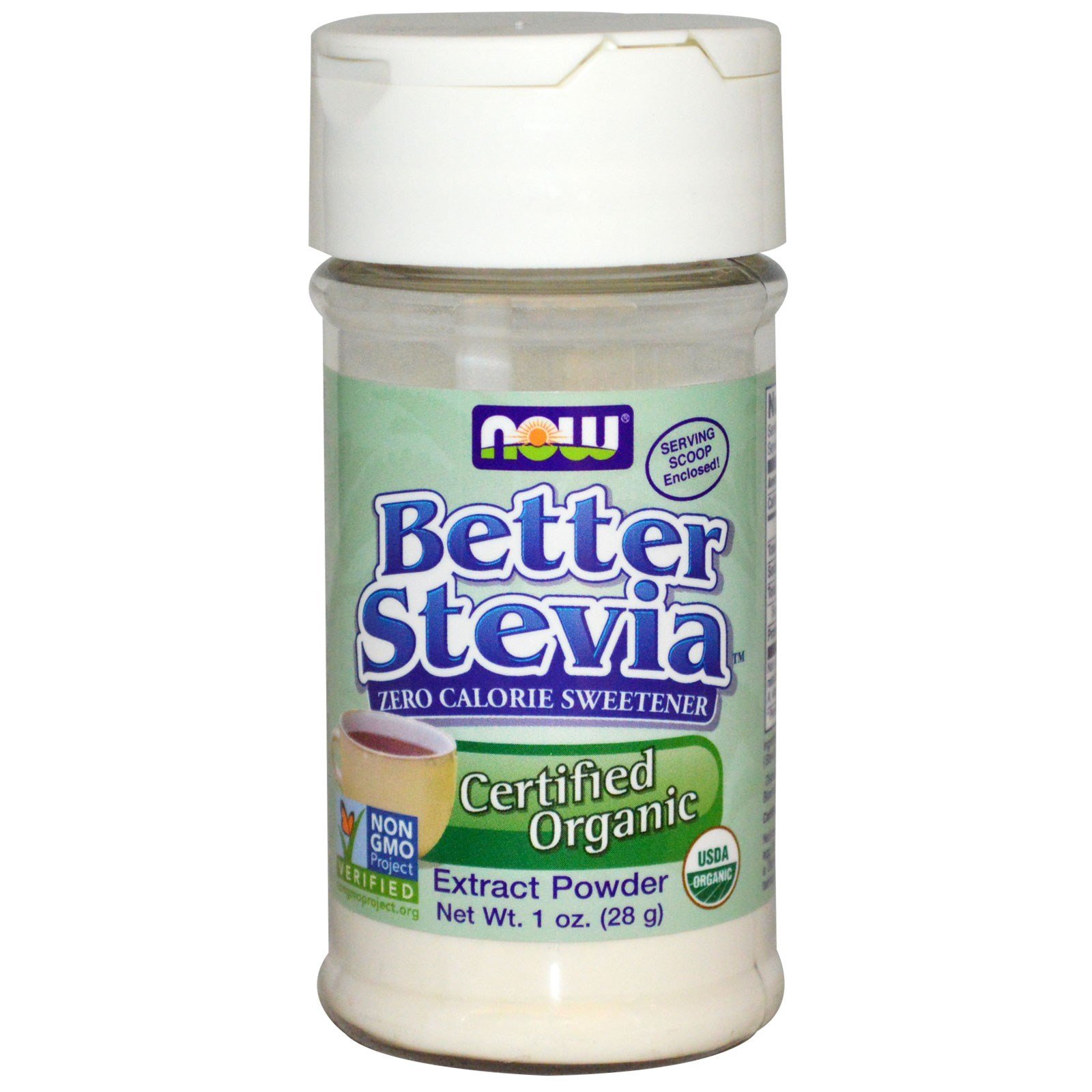 NOW Better Stevia Zero Calorie Sweetener Extract Powder, 1 Oz. Buy
