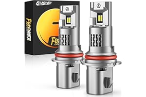 FAHREN Upgraded 9007 LED Headlight Bulb, 60000LM 1200% Brightness HB5 LED Headlight Bulb High and Low, 1:1 Size Plug-and-Play