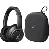 Soundcore Life Q30 by Anker, Hybrid Active Noise Cancelling Headphones, with Travel Case, Multiple Modes, Hi-Res Sound, Custom EQ via App, 50H Playtime, Comfortable Fit, Bluetooth