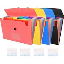 8429⑥folder+ Folder 5 COMPLETE BOX Multipurpose Accordion File
