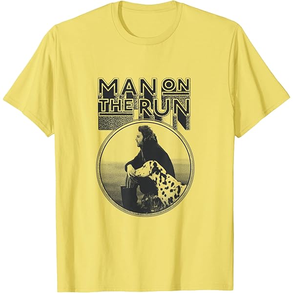 Amazon.com: Paul McCartney T Shirt Wings Band On The Run Logo