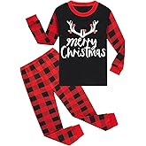 Little bety Cotton Pjs Boys Christmas Pajamas Toddler Boys Holiday Long Sleeve Pjs Sets 18Months-18years