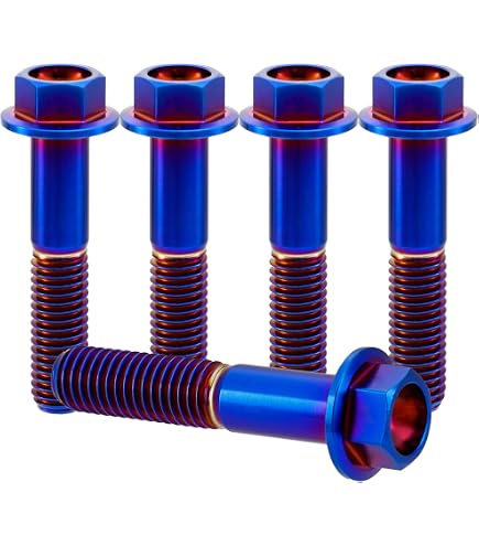 Amazon.com: M8-1.25 x 20 Stainless Steel Flange Bolt DIN 6921 A2