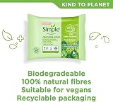 Simple Kind to Skin Facial Wipes Sensitive Skin 6 Pack x 25 Wipes Glycerin view 4