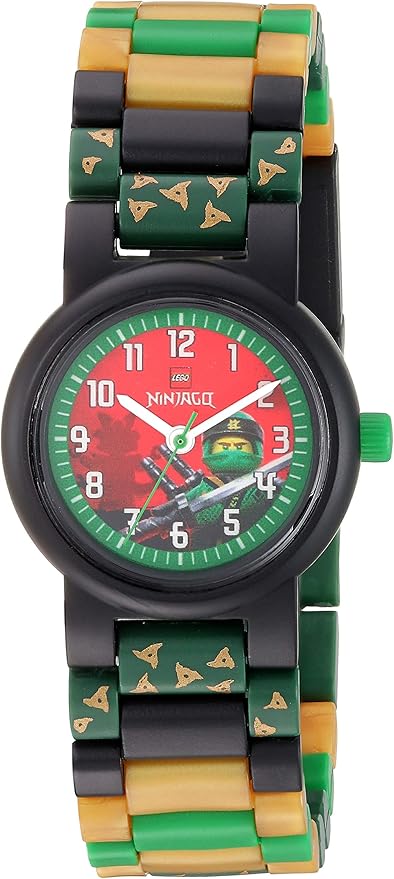Amazon.com: LEGO Relojes y Relojes Niño 'Ninjago Lloyd' Reloj Casual de Cuarzo Plástico Color: Verde (Modelo: 8021421): Watches