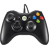 NBCP Wired Controller – Compatible with Xbox 360, Xbox 360 Slim & PC Windows 7/8/10, with Dual Vibration Feedback, Ergonomic Design for Gaming