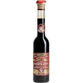 Giusti 3 Gold Medals Balsamic Vinegar of Modena IGP - 8.45 fl oz | Velvety texture with plum jam, red fruit, honey, and vanilla. Excellent for cheese, pasta, and meats. Matured in oak barrels.