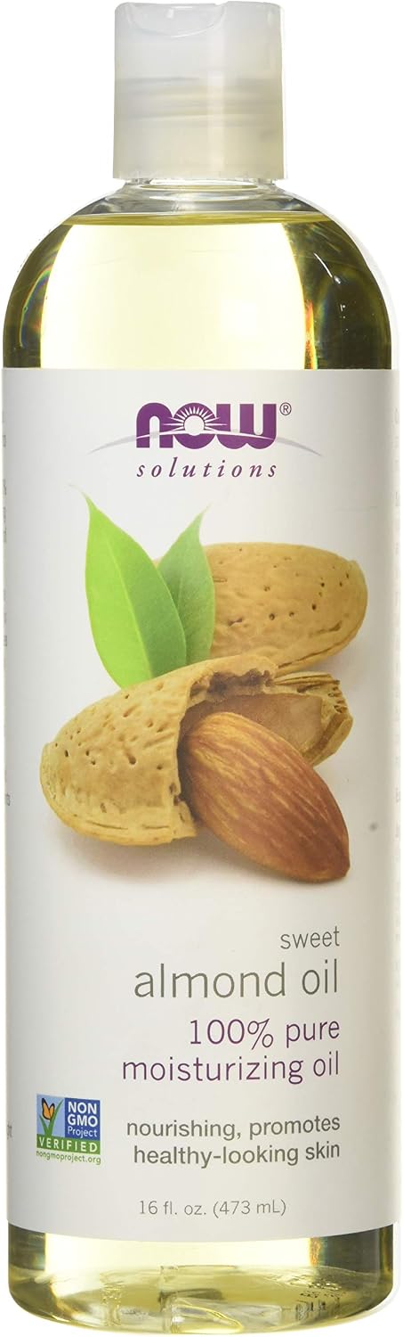 Now Food Almond Sweet, Expeller Pressed, 473 g, basic, 16 fl oz (pack of 1), No Color, 473 ml (Pack of 1)